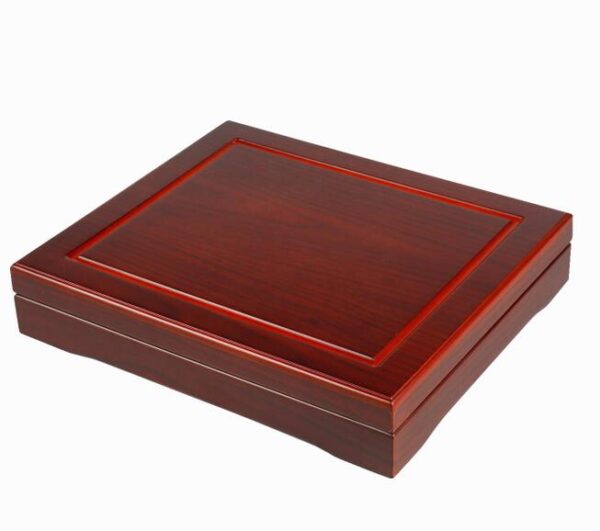 15 Coins High Gloss Wooden Coin Boxes - 图片 2